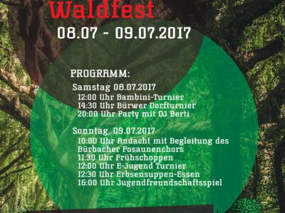 Das Waldfest steht vor der Tür
