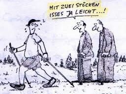 Willst Du nach OSTERN nicht VERKALKEN – Komm doch zu uns zum NORDIC WALKEN !!
