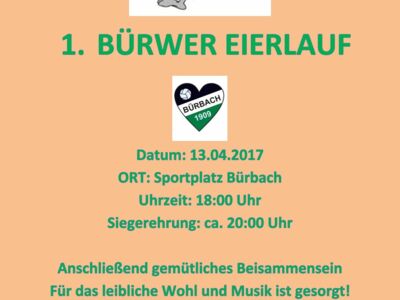 Eierlauf am Donnerstag
